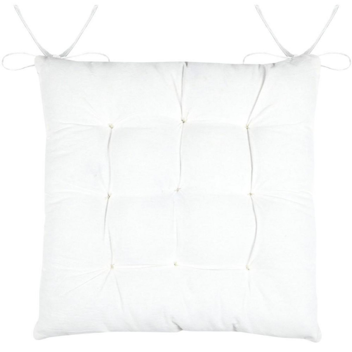 STOF Lot de 4 galettes de chaise à nouettes BIBURY