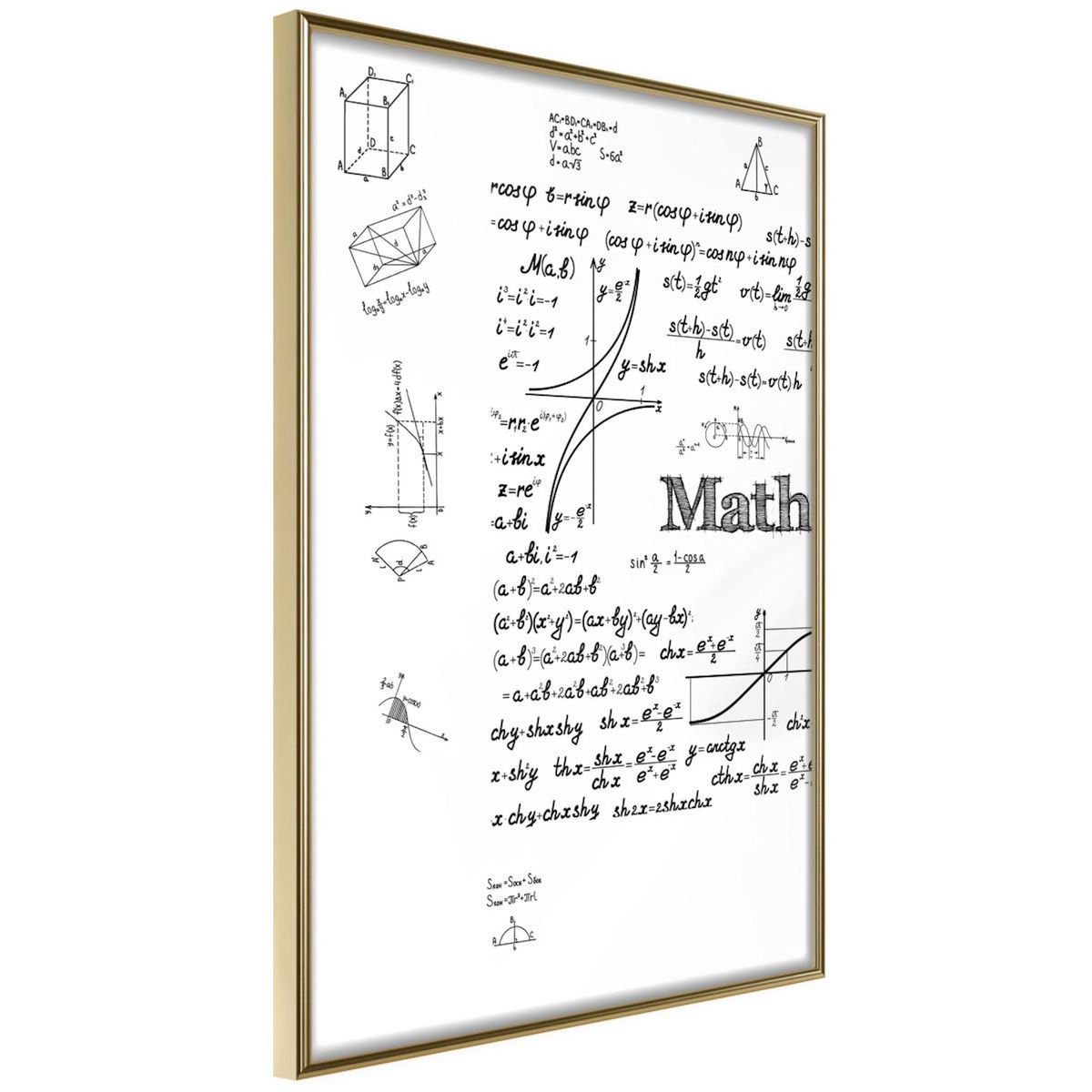 Paris Prix Affiche Murale Encadrée  Math Formulas