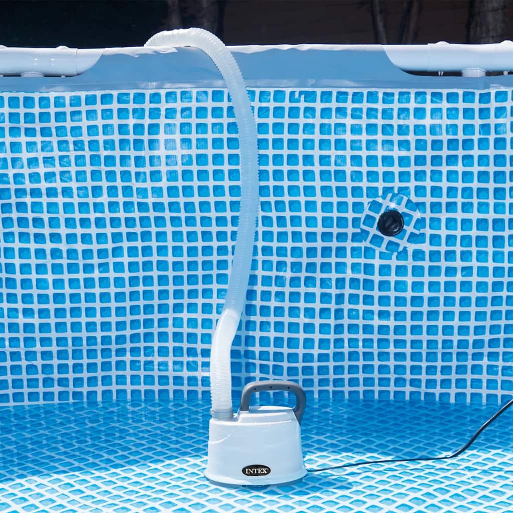 Voir la diapositive 4 : INTEX Intex Pompe de vidange de piscine 3595 L/h