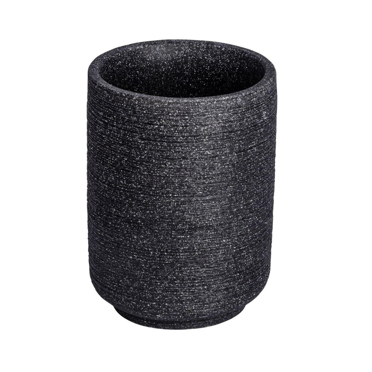 Wenko Gobelet de salle de bain design naturel en relief Goa