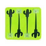 Paris Prix Moule à Glaçons & Agitateur  Cactus  18cm Vert