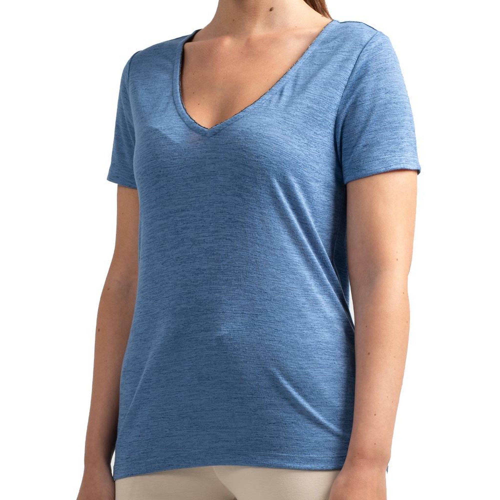 SUN VALLEY T-shirt Bleu Femme Sun Valley PORTAL. Coloris disponibles : Bleu
