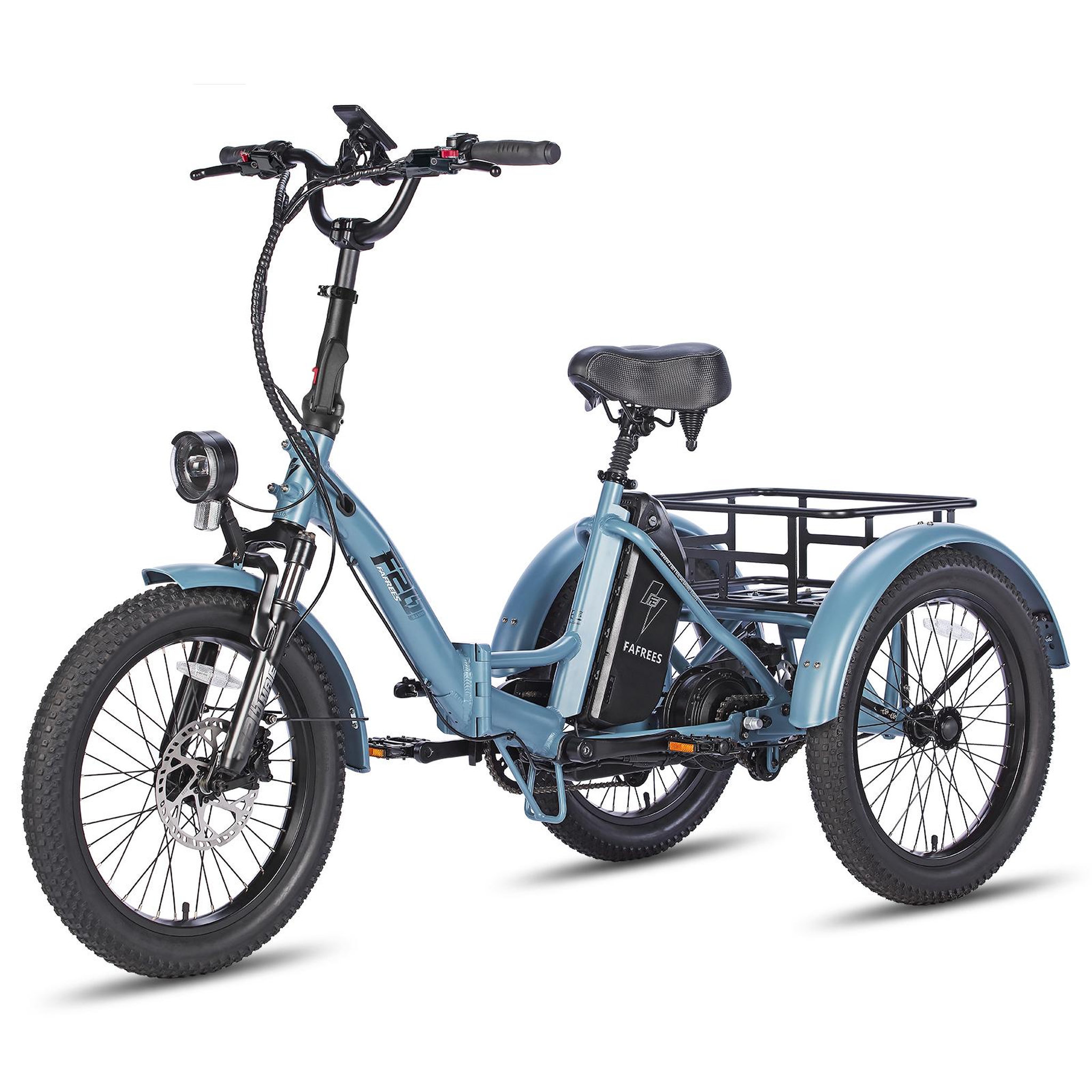 Voir la diapositive 2 : FAFREES Tricycle cargo électrique fafrees f20 mate