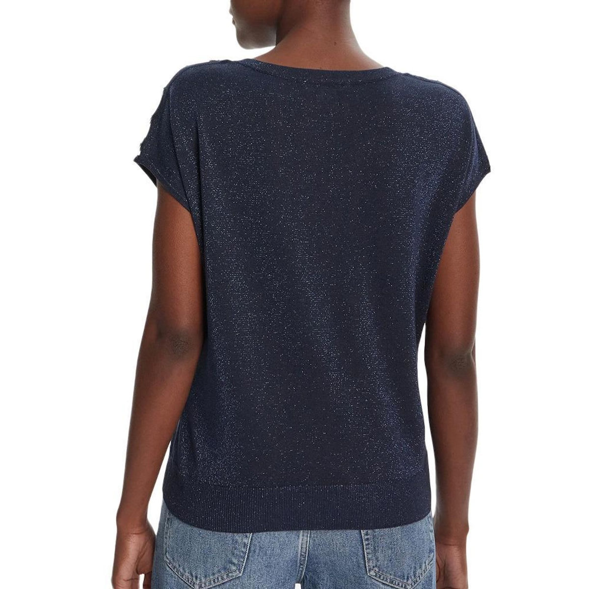 MORGAN T-Shirt Bleu Femme Morgan MRING