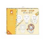 Juratoys-Janod Dessin Step by step 20 modeles animaux