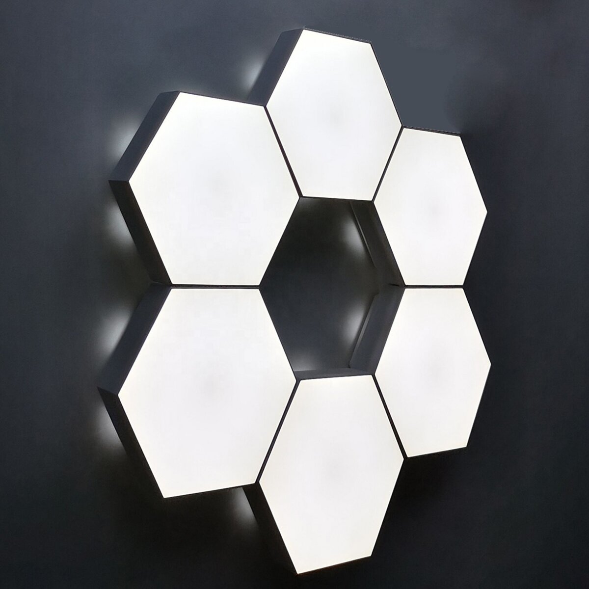 Lumières Hexagonales avec télécommande, panneaux muraux Smart Led