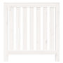 Voir la diapositive 5 : VIDAXL Cache-radiateur Blanc 79,5x19x84 cm Bois massif de pin