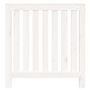 Voir la diapositive 5 : VIDAXL Cache-radiateur Blanc 79,5x19x84 cm Bois massif de pin