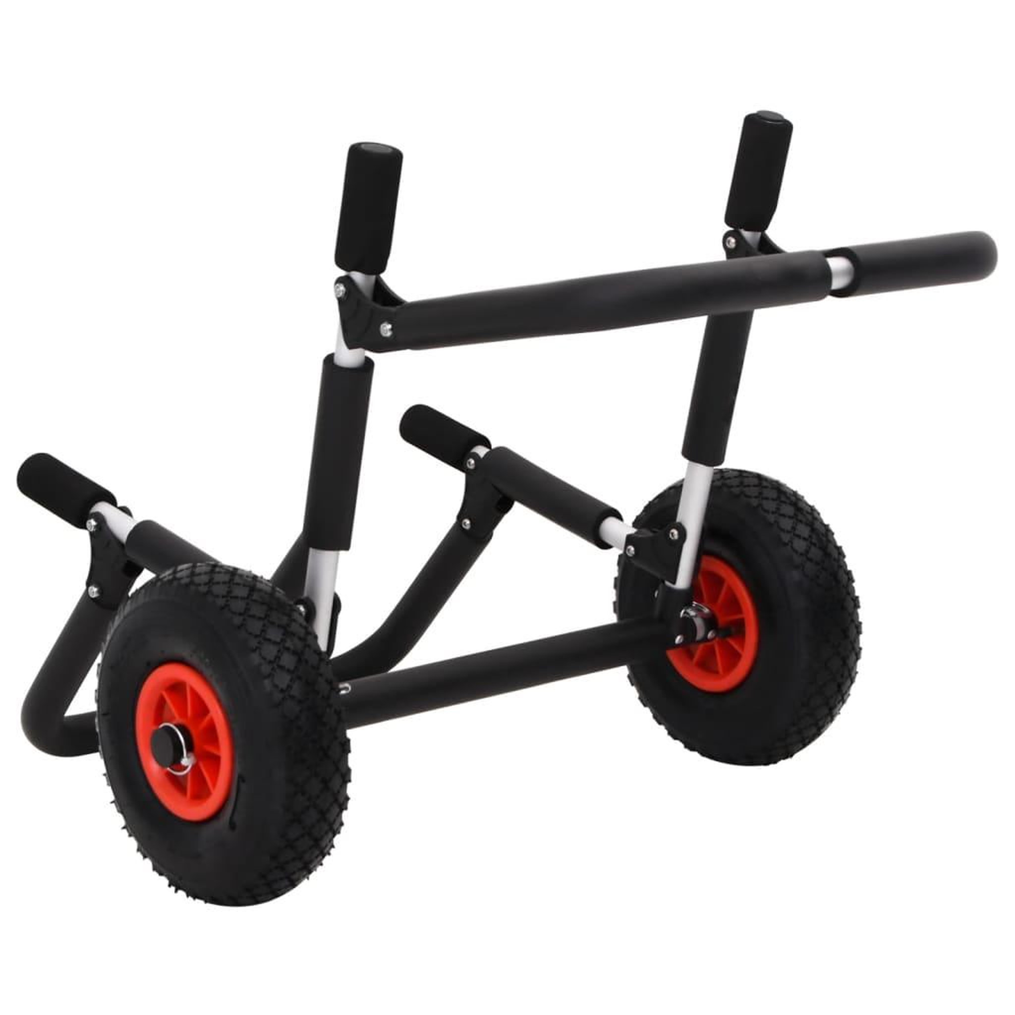 Voir la diapositive 5 : VIDAXL Chariot de SUP pour 2 planches de surf pliable 90 kg aluminium