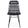 Voir la diapositive 2 : Paris Prix Chaise Design en Rotin  Caracas  88cm Noir