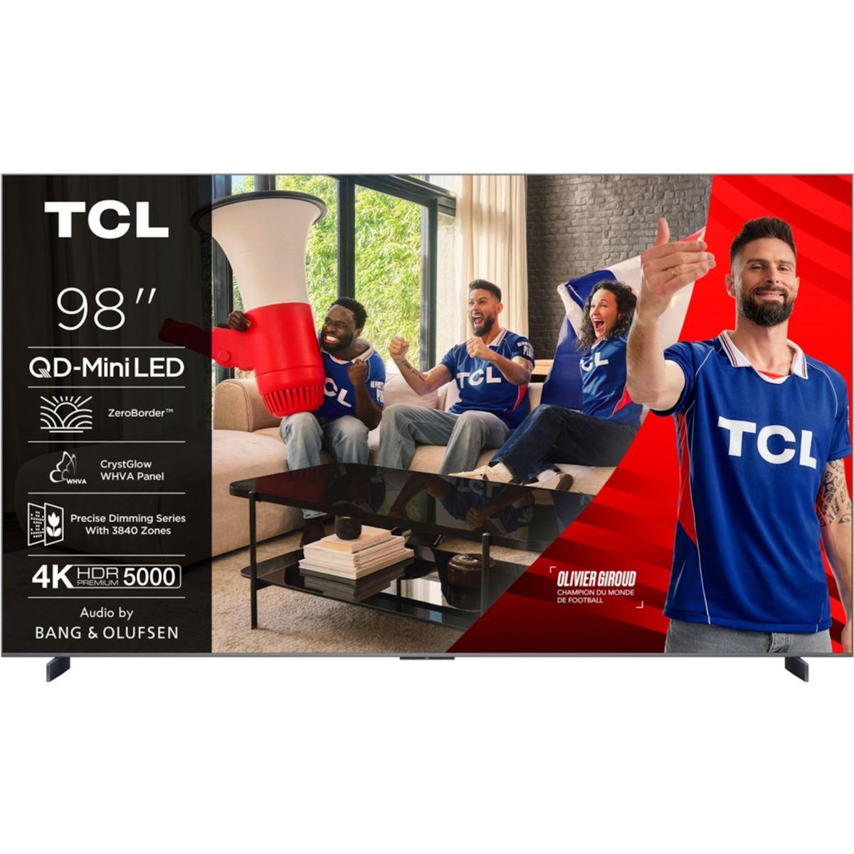 TCL TV Mini Led 98C89K 2025-98 pouces (248cm)