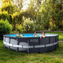 Voir la diapositive 1 : INTEX Piscine tubulaire Ultra XTR Frame ronde 6,10 x 1,22 m - Intex