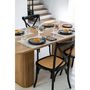 Voir la diapositive 5 : ATMOSPHERA Table à manger Colva pour 6 personnes en bois - Marron