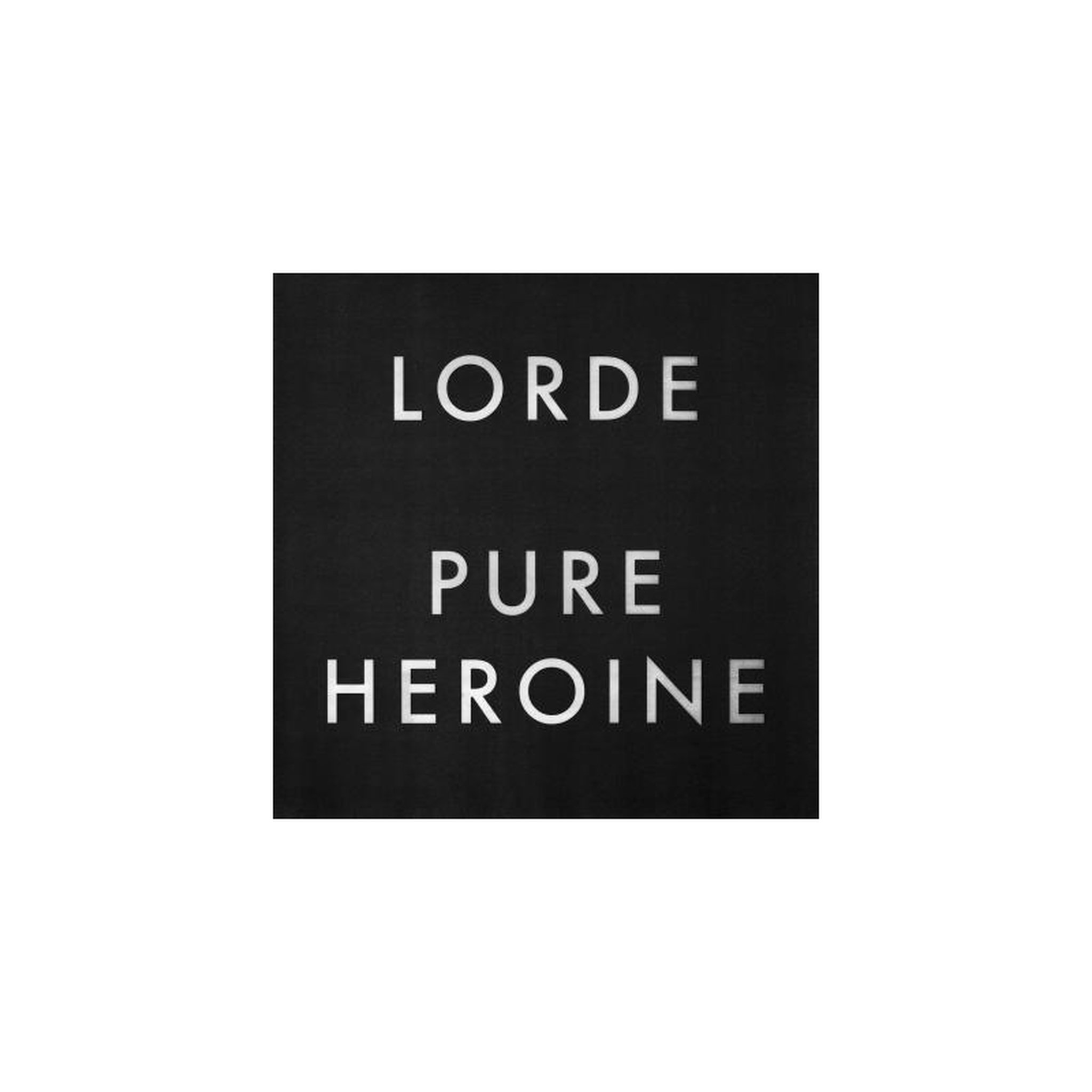 MERCURY Lorde – pure heroine vinyle 33 tours mercury, album 10 titres, 1 disque