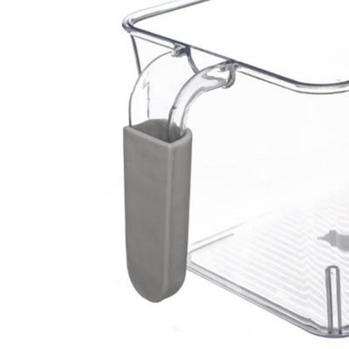 FIVE Bac de Rangement Frigo  Poignée  17cm Transparent