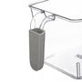 Voir la diapositive 2 : FIVE Bac de Rangement Frigo  Poignée  17cm Transparent