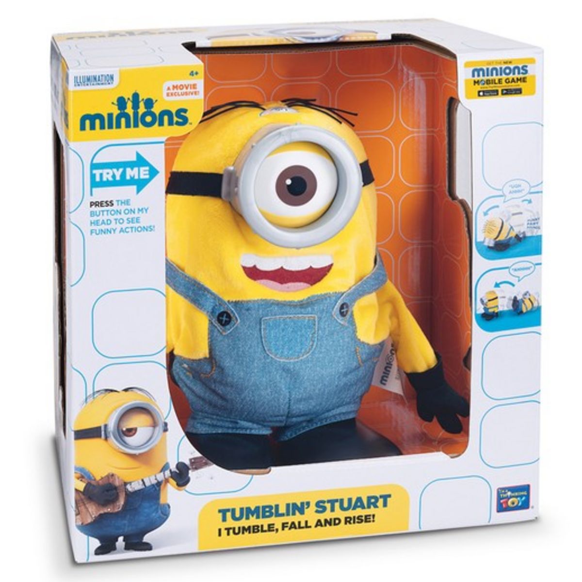 MONDO Peluche acrobatique Minion Stuart