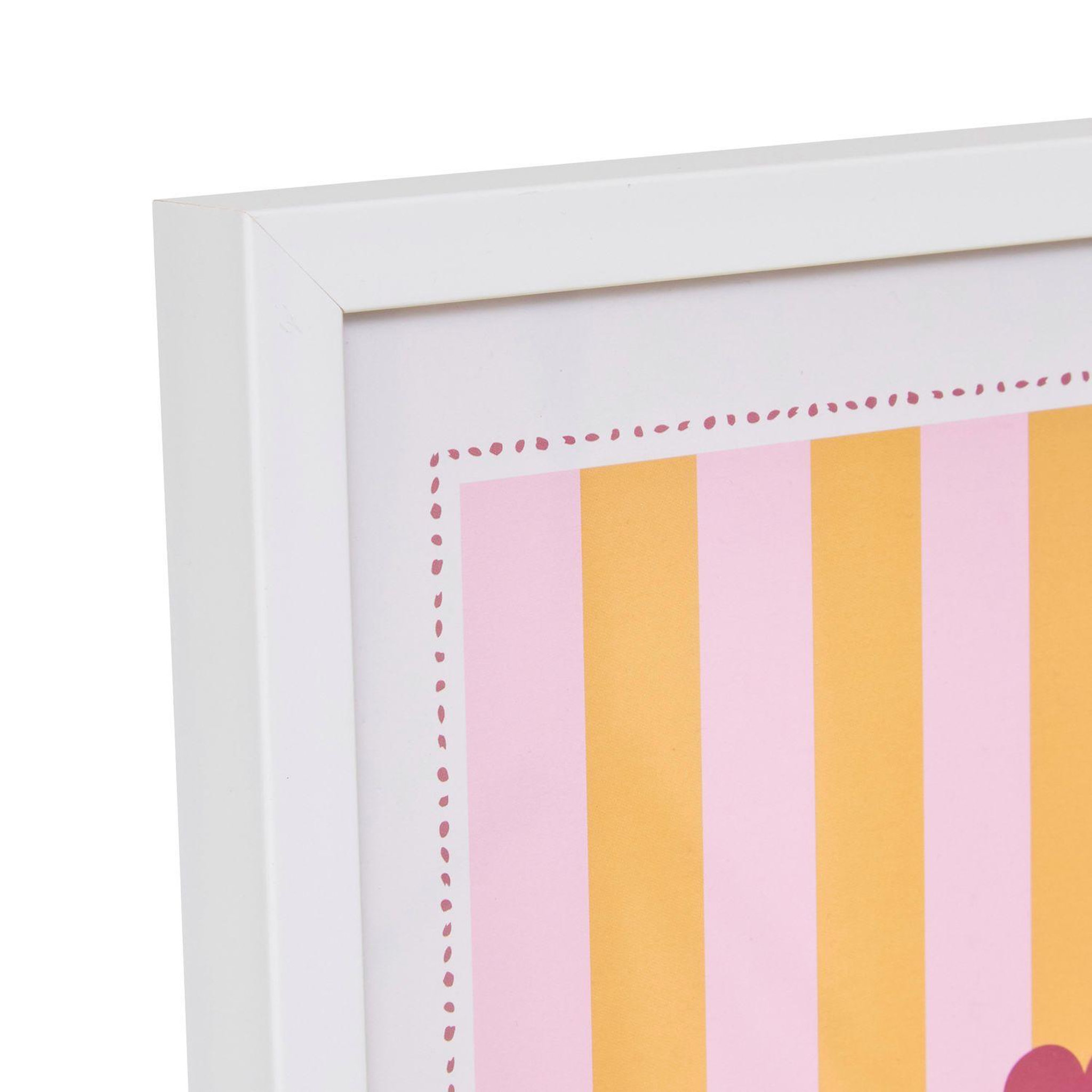 Voir la diapositive 3 : ATMOSPHERA Affiche encadrée a la vie à l'amour - 30 x 40 cm - rose