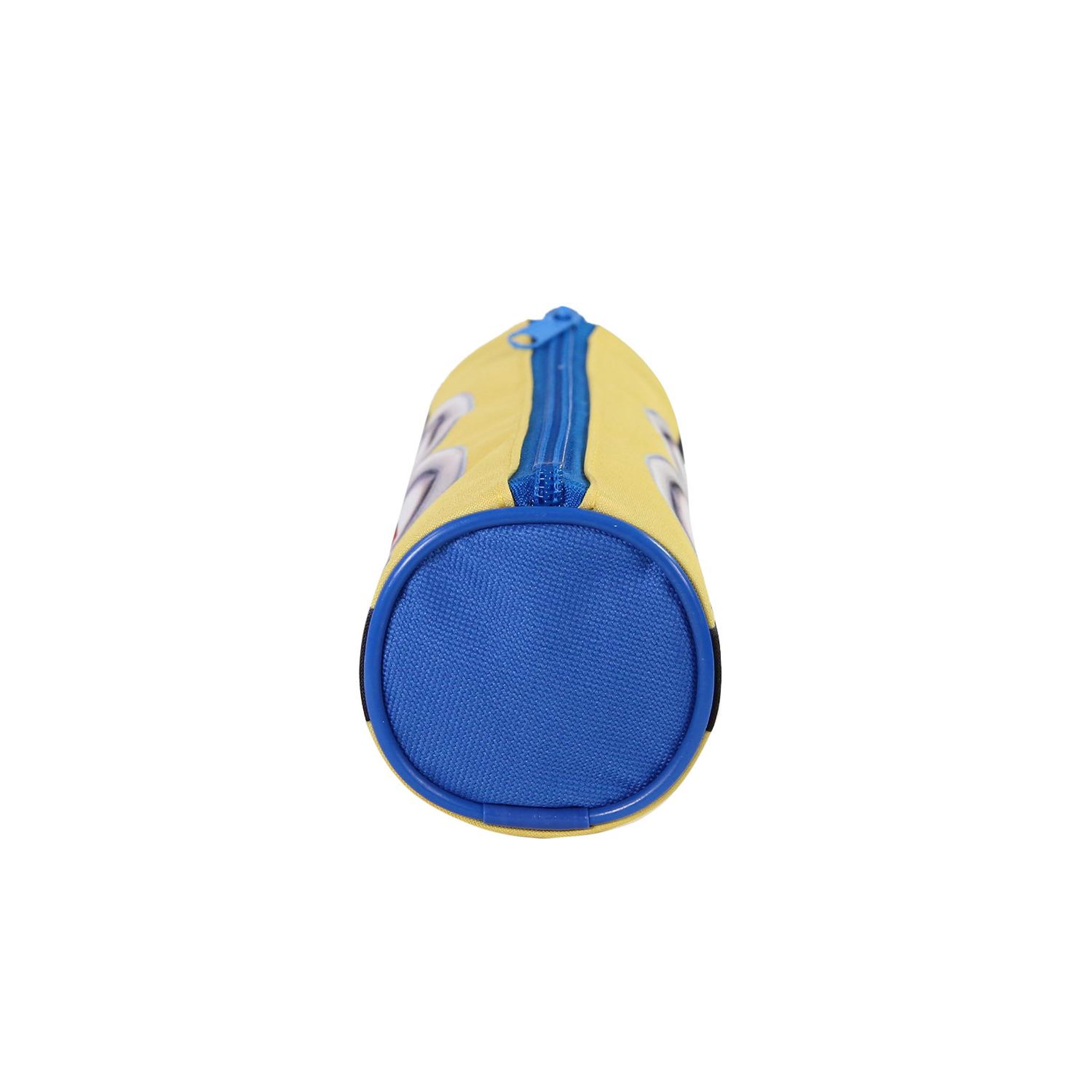 Voir la diapositive 3 : Bagtrotter Bagtrotter - Les Minions - Trousse Scolaire Ronde - Jaune - 1 Compartiment Zippé - 22x7x7cm - Matière Polyester - Accessoire et Papeterie Scolaire