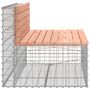 Voir la diapositive 4 : VIDAXL Banc de jardin design gabion 103x70x65cm bois massif de douglas