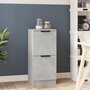 Voir la diapositive 1 : VIDAXL Buffet Gris beton 30x30x70 cm Bois d'ingenierie