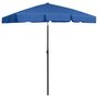 Voir la diapositive 2 : VIDAXL Parasol de plage bleu azure 180x120 cm