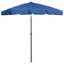 Voir la diapositive 2 : VIDAXL Parasol de plage bleu azure 180x120 cm