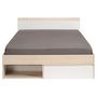 Voir la diapositive 7 : Lit double adulte 140x190 / 140x200 cm avec rangements BOOST