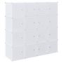 Voir la diapositive 2 : VIDAXL Cubes de rangement 16 pcs avec tiges de suspension PP