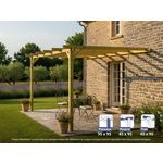 JARDIDECO Pergola adossée en bois massif Orléans 420 x 300 cm- Maderland