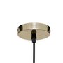 Voir la diapositive 3 : ATMOSPHERA Lampe Suspension en Verre  Phylas  37cm Transparent