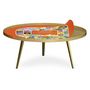 Voir la diapositive 5 : Paris Prix Table Basse à Rebord 2 Covers  Kid  90cm Or