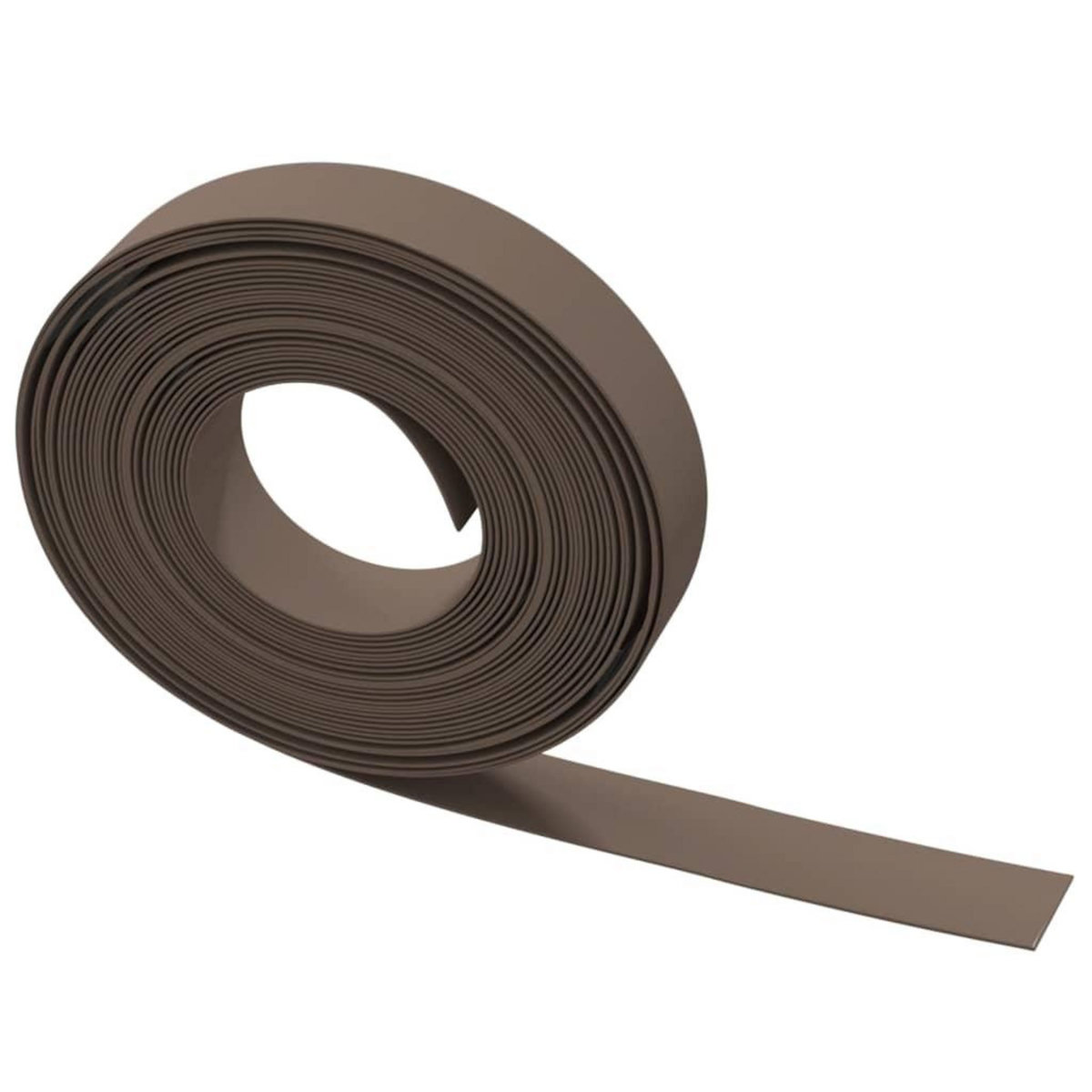 VIDAXL Bordures de jardin 4 pcs marron 10 m 10 cm polyethylene