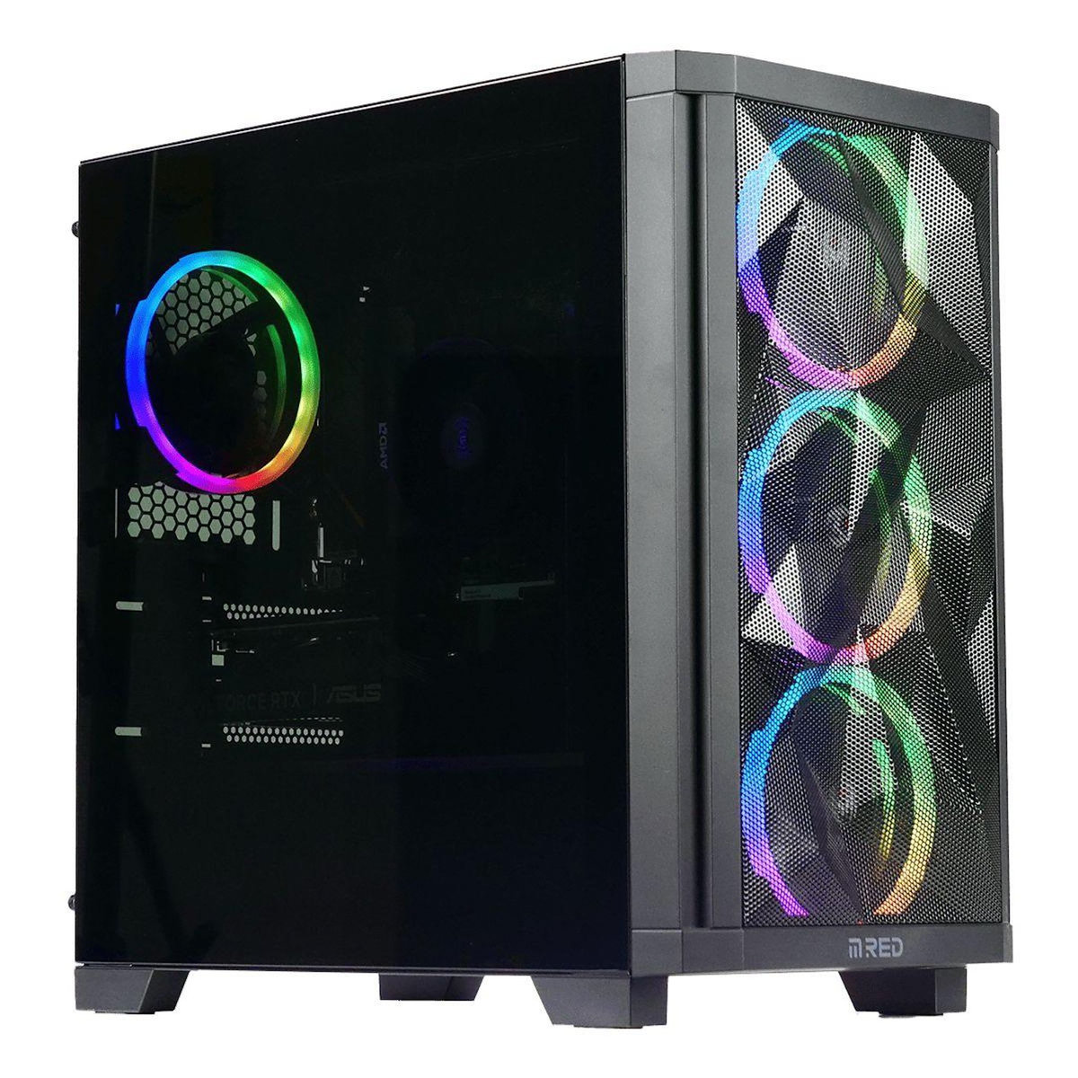 MRED PC Gamer CBT102-01 – AMD Ryzen 5 5500 – NVIDIA GeForce RTX 5060 – 16 Go RAM DDR4 – SSD 512 Go – Sans OS