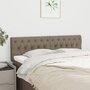 Voir la diapositive 1 : VIDAXL Tetes de lit 2 pcs Taupe 72x7x78/88 cm Tissu