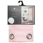 Voir la diapositive 2 : ATMOSPHERA Rideau Voilage Uni  Louis  140x240cm Rose