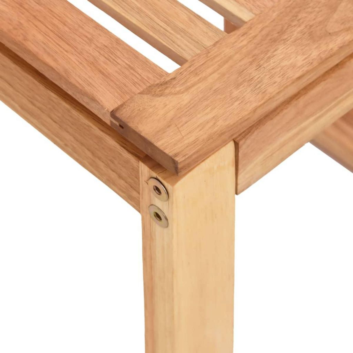 VIDAXL Tabouret de salle de bain 40x30x46 cm Bois massif de noyer