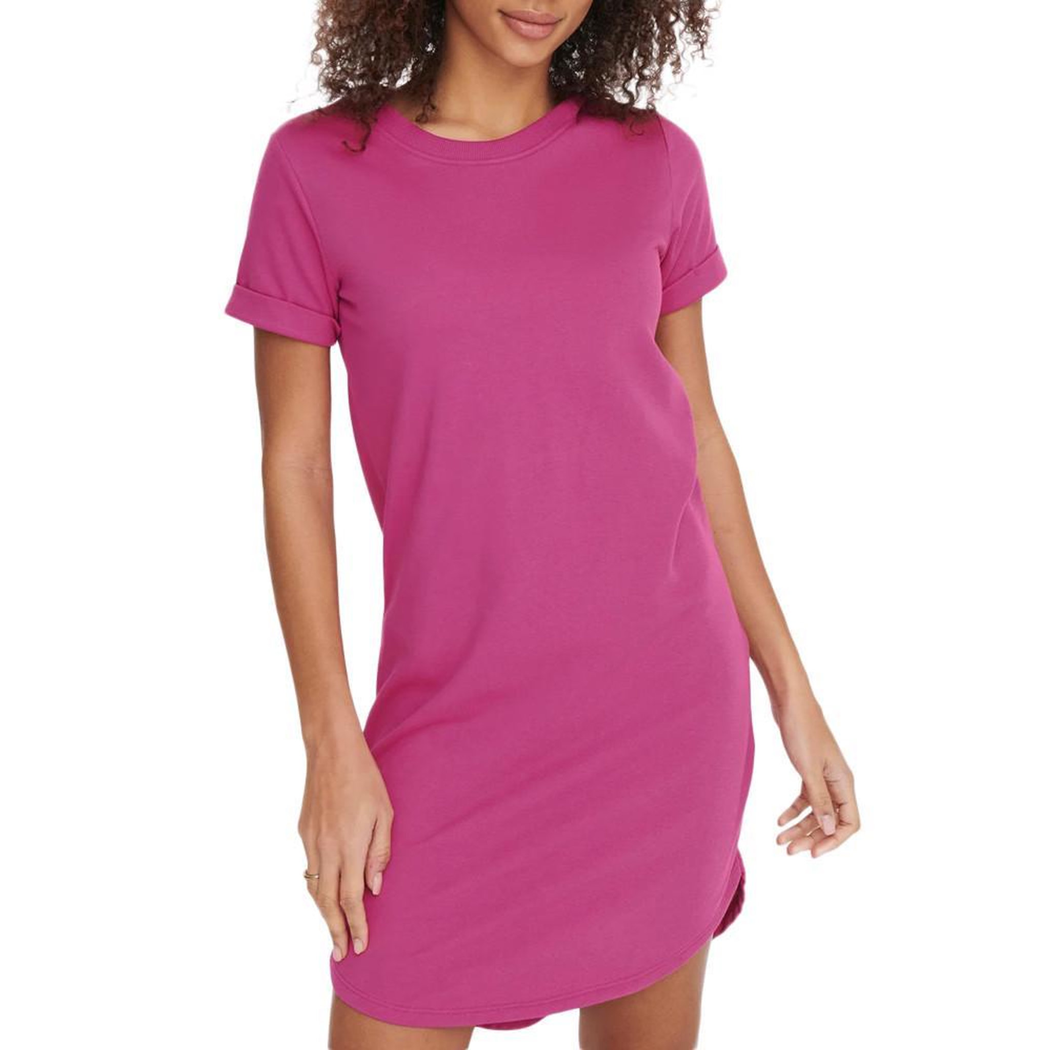 JACQUELINE DE YONG Robe Sweat  Fushia Femme JDY IVY. Coloris disponibles : Rose