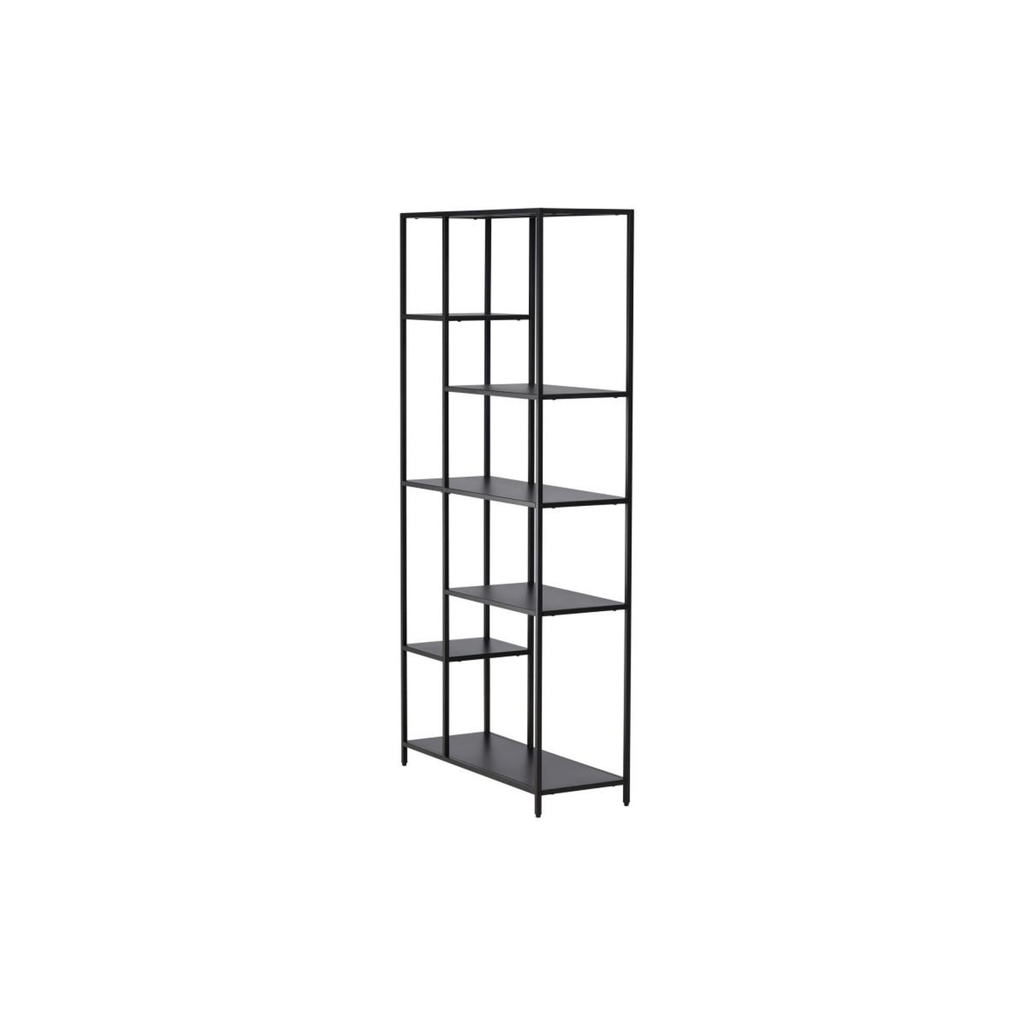Voir la diapositive 6 : Paris Prix Étagère 6 niveaux en métal  el alto  164cm noir