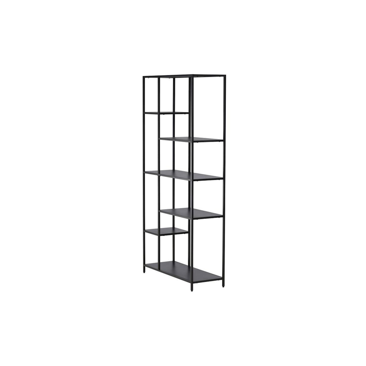 Paris Prix Étagère 6 Niveaux en Métal  El Alto  164cm Noir