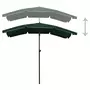 VIDAXL Parasol de jardin avec mat 200x130 cm Vert