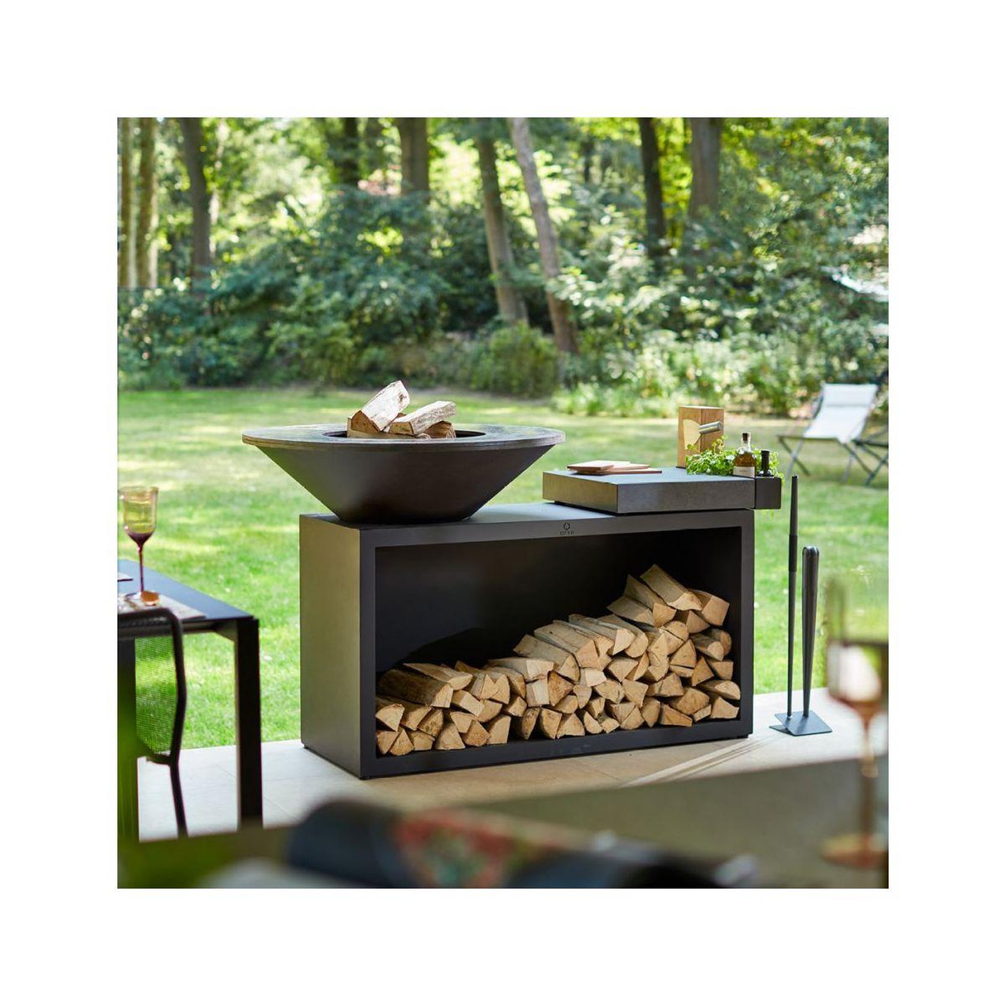 Voir la diapositive 3 : OFYR Brasero islandblack100 ceramic darkgrey oi3b100c