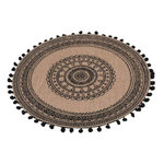 Paris Prix Set de Table en Jute  Renata  38cm Noir