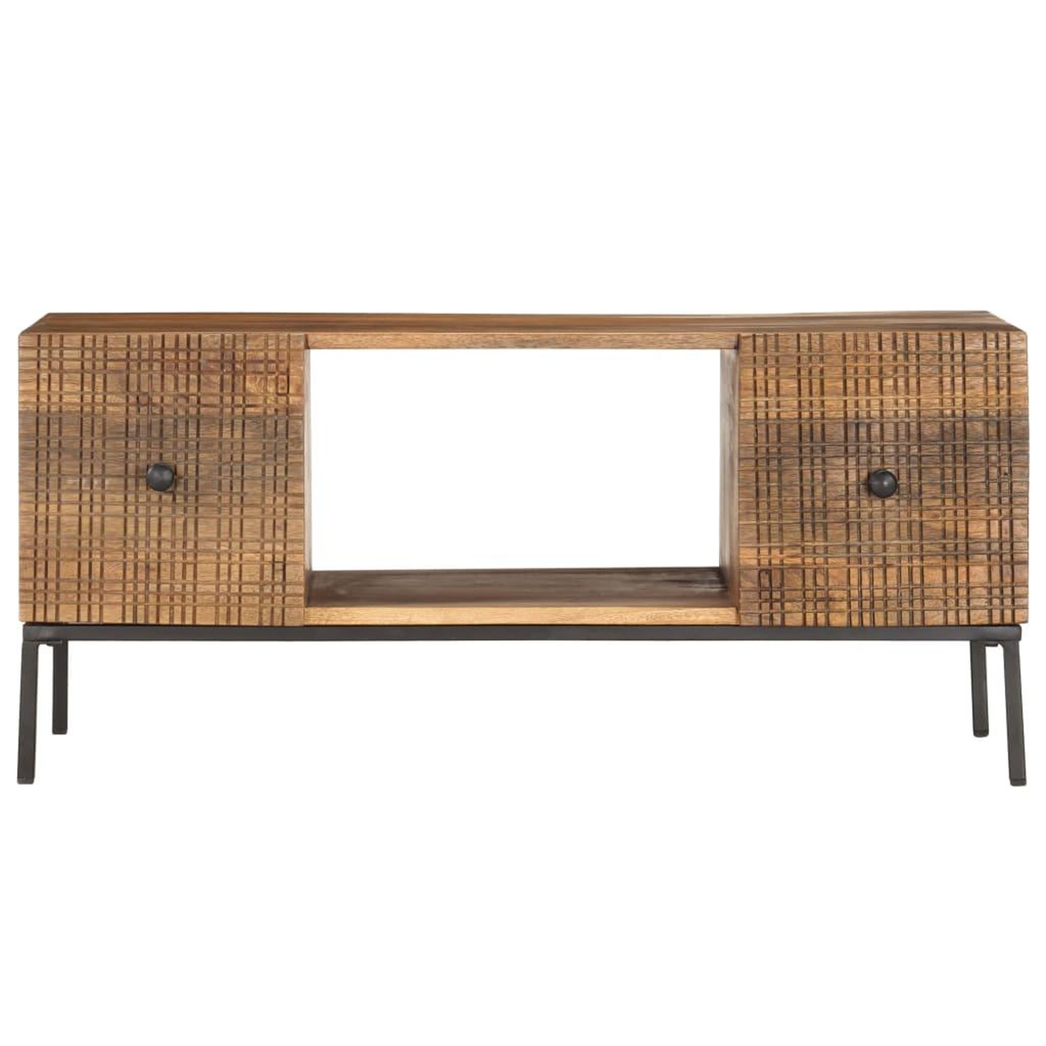 Voir la diapositive 3 : VIDAXL Table basse 90x45x40 cm Bois de manguier massif