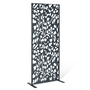 Voir la diapositive 1 : ID MARKET Panneau décoratif universel 150 x 50 CM FLOWER gris