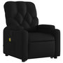 Voir la diapositive 4 : VIDAXL Fauteuil inclinable de massage Noir Similicuir
