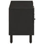 Voir la diapositive 4 : VIDAXL Meuble TV noir 105x33x46 cm bois massif de manguier