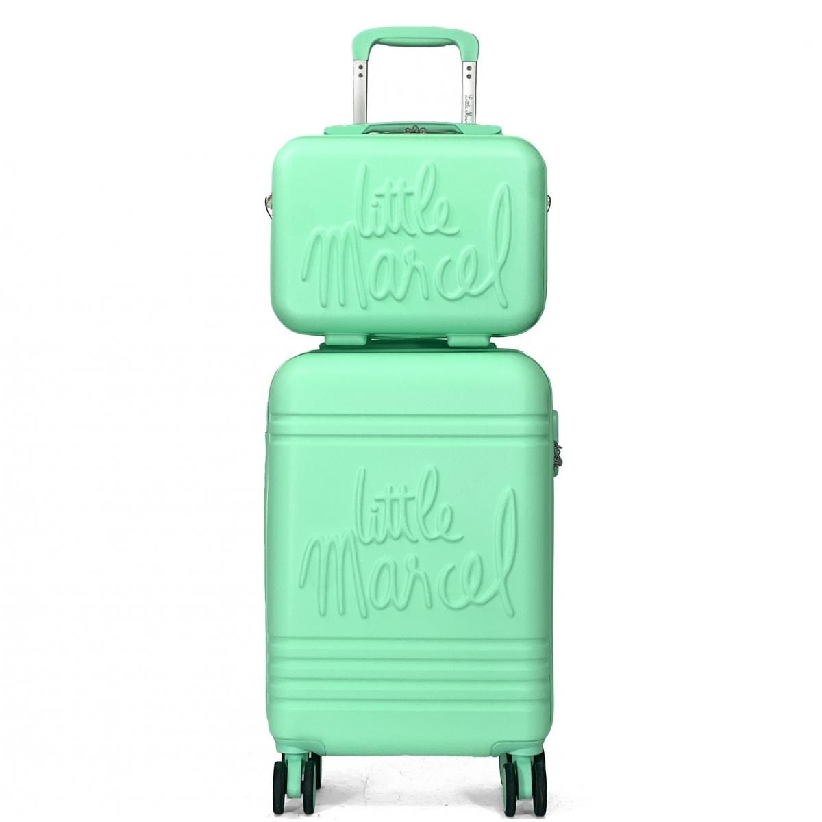 Little Marcel Lot valise cabine 55cm plus un vanity rigide