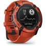 Voir la diapositive 3 : GARMIN Montre sport Instinct 2X Solar Flame red