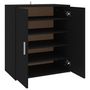 Voir la diapositive 2 : VIDAXL Armoire a chaussures Noir 60x35x70 cm Bois d'ingenierie